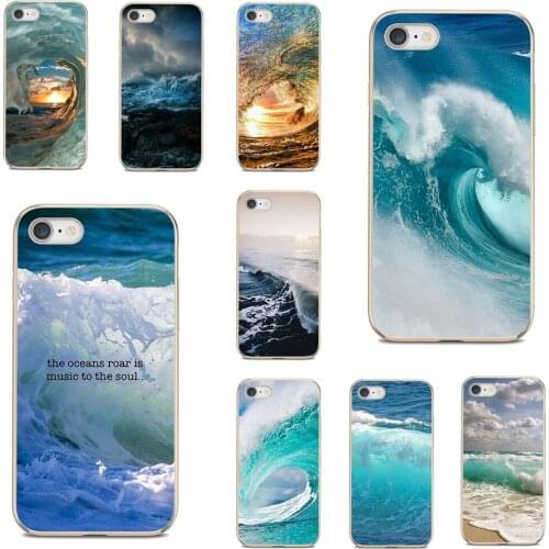 Soft TPU Phone Cover Summer-nature-sea-blue-Ocean-Waves For Samsung Galaxy A9 A8 Star Lite A3 A5 A7 A6 Plus 2018 2015 2016 2017