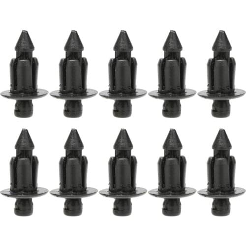 New Arrival 10Pcs 6mm Hole Plastic Bike Fairing Rivet Trim Clip For Honda For Yamaha For Suzuki
