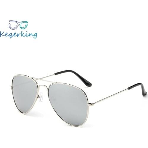 New Cheap Fashion Pilot Sun Glasses Mirror Brand Sunglasses Glass 2018 Metal Eyewear Multicolor UV400 lens DL-01