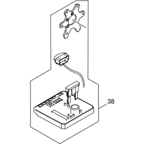 Control panel for MAKITA DTW181