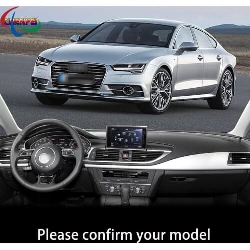 Anti-Slip Anti-UV Mat For Audi A7 2010-2017 Dashboard Cover Pad Dashmat Protect Sunshield Pad Accessories