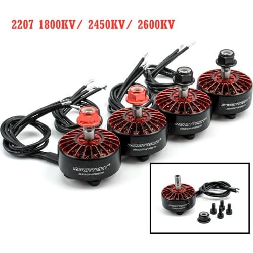 R2207 2207 1800KV 2450KV 2600KV RC FPV Racing Drone Quadcopter Motors Part 2-6S Brushless Motor CW / CCW