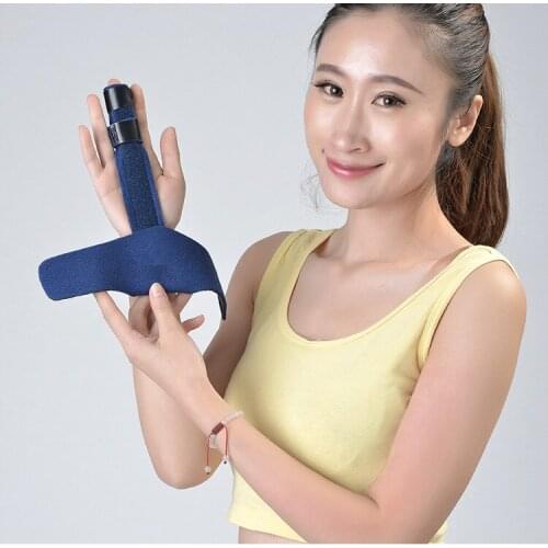 Adjustable Splint Finger Trigger Aluminium For Hands Finger Pain Sports Orthopedic Protector Brace Elastic Correction Belt