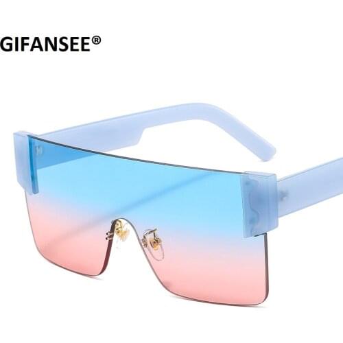 Oversized Rimless Sunglasses Women Retro Vintage Men 2021 Sun Glasses Luxury Brand Eyewear Oculos De Sol Feminino Big Shades