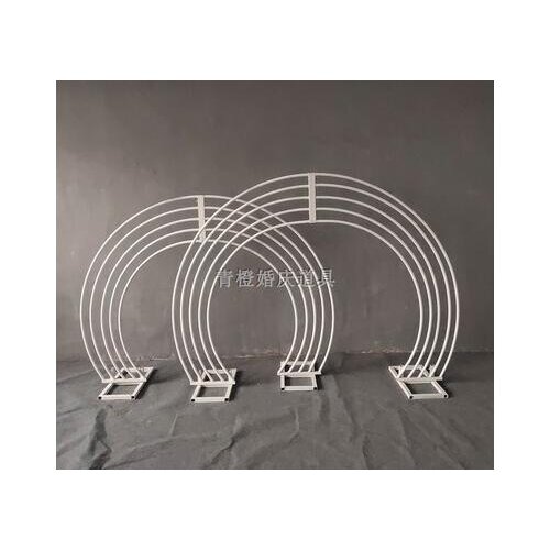 Wedding props, iron arch, wedding stage decorations, Sen Department, countryside welcome area, iron frame door, outdoor