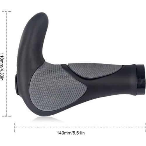 Comfy Bicycle Grips TPR Rubber Integrated MTB Cycling Hand Rest Mountain Bike Handlebar Casing Sheath Shock Absorption