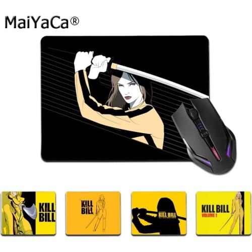 Maiyaca High Quality Kill Bill Anti-Slip Durable Silicone Computermats Smooth Writing Pad Desktops Mate gaming mouse pad