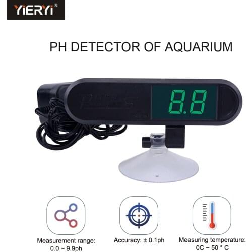 Yieryi ph-025w PH Tester Aquarium PH Monitor Equipped With Suction Cup Digital Water Quality Tester PH Tank for Spa