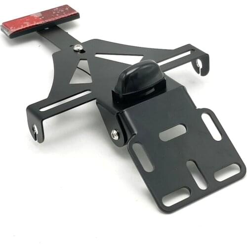 Motorcycle Parts Rear Tail Tidy Fender License Plate Holder Bracket LED TailLight Mount For Honda Yamaha BMW Cafe Racer Bobber