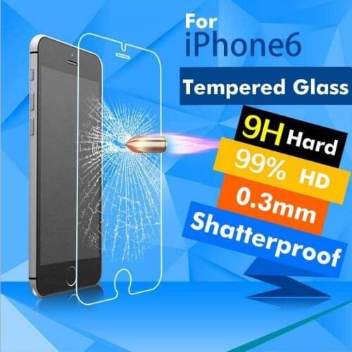 2.5D For iPhone 6 Tempered Glass Original 9H High Quality Protective Film Explosion-proof Screen Protector for iPhone 6 4.7 inch