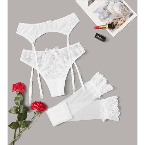 Women jartiyer Sexy Lingerie high waist Lace stocking garter belt suspender lingerie bustier vintage Goth Garter porte jarretell