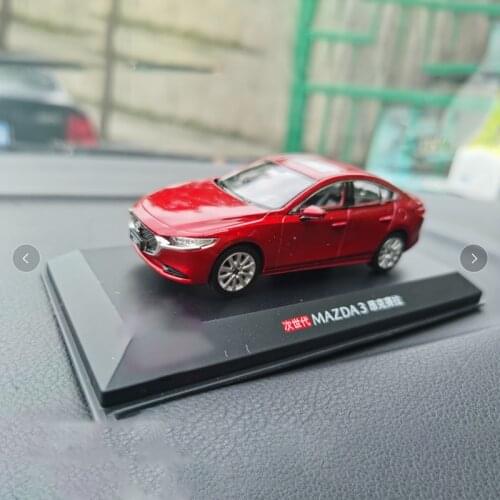1/43 Scale Diecast Model Cars Mazda3 Axela Alloy Static Display Adult Collection Hot Mini Toys for Boy Birthday Gift