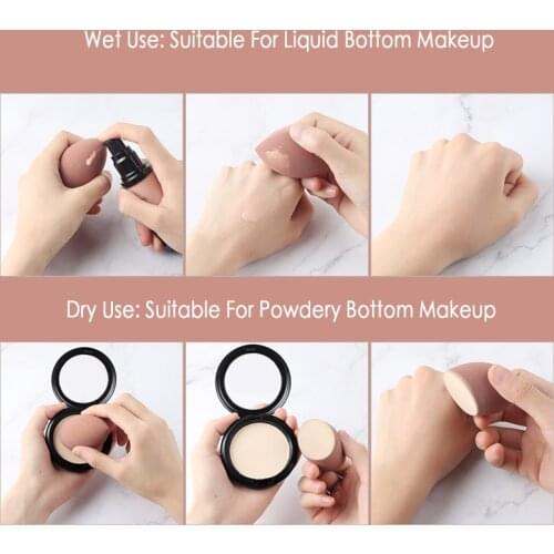 1PCS Sponge Egg 9 shapes Cosmetic Puff Sponge Powder Puff Makeup Sponge Foundation Smooth Womens Makeup Foundation