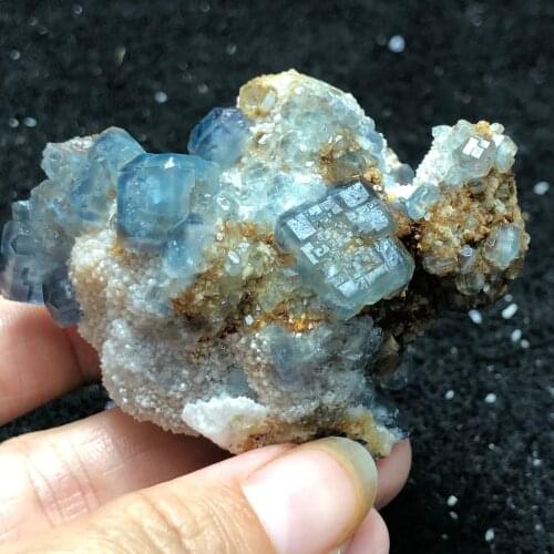 29g natural blue-green fluorite mineral ring vein healing teaching specimen stone decoration collection ornaments