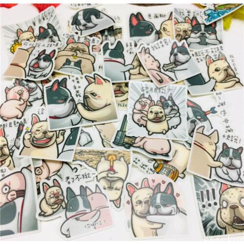 40 pcs Cartoon dog brother Sticker Anime Funny for Kid DIY Laptop Suitcase Skateboard Moto phone Car Toy Scrapbooking Stickers