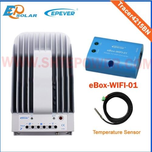 40A 12V 24V New Tracer 4215BN 40 amps Programmable MPPT Solar Charge Controller with MT50
