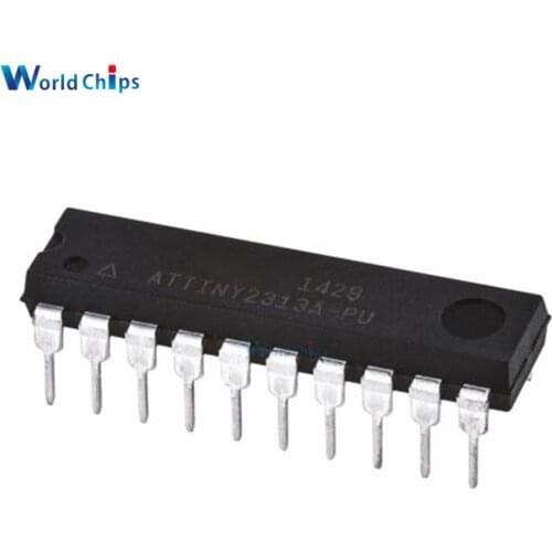 5 PCS/Lot ATTINY2313A-PU 8-bit Microcontroller with 2/4K Bytes In-System Programmable Flash 1.8V-5.5V 20 MHz Frequency