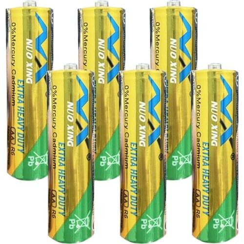 6Pcs LR6 R6P 1.5V AA Super Heavy Duty Battery For Remote Control Toy Flashlight Smart Door Lock Clock Mouse Dry Primary Battery