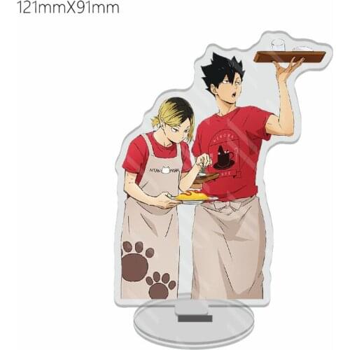 Anime Haikyuu!! Kenma Kozume Shoyo Hinata Acrylic Stand Figure Desktop Decoration Collection Model Toy Doll Gifts