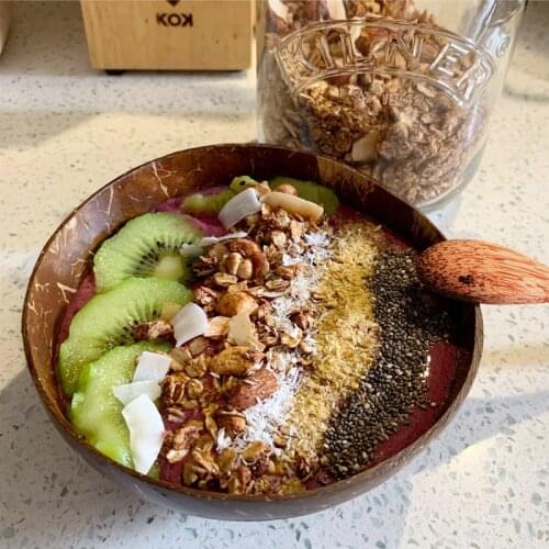 Coconut bowl, coconut spoon, coconut fork, coconut knife, safe and environmentally friendly, food and table decoration hot sale