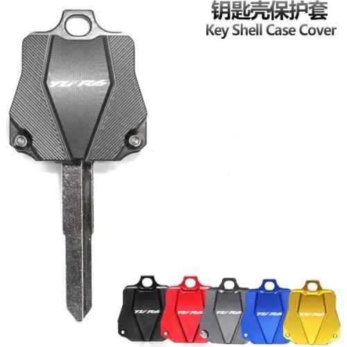 CNC Motorcycle Key Shell Case Cover For Yamaha YZFR6 YZF R6 1999-2018 2017 2016 2015 2014 2013 2012 YZF-R6 Key Shell Case Covers