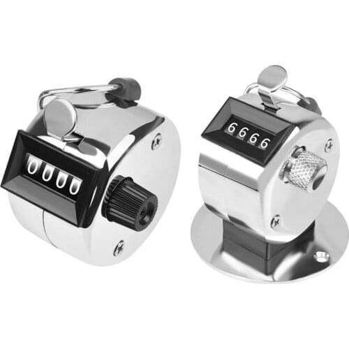 Display Electronic Tally Counter Metal Shell 4 Digit Number Mini Pocket Tally Counter for Golf Training Clicker