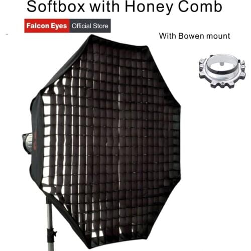 Falcon Eyes Portable Foldable Honey Comb Softbox 60/80/90/110cm Umbrella Diffuser Reflector for Photo Studio Flash Speedlite