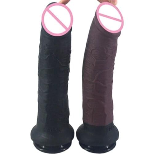 Giant love toy silicone reality female masturbation artificial large penis maddick with sucker dildo for female sex to