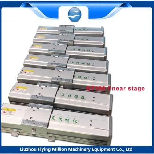 GT100 linear guide rail slide table dustproof precision CNC linear slide table screw module electric/manual