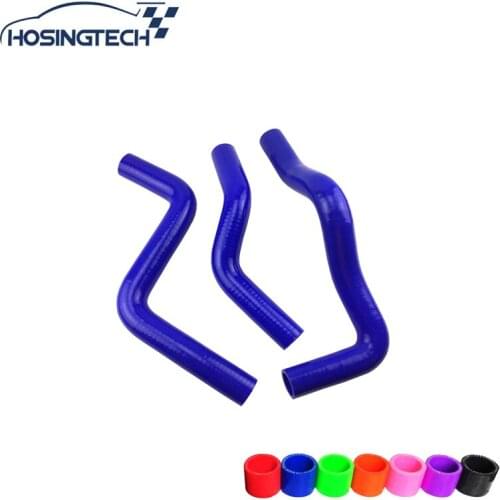 HOSINGTECH-For Mazda RX8 1.3L SE3P 13B-MSP R2 2003-2008 3pcs Silicone Radiator Heater Hose Kit