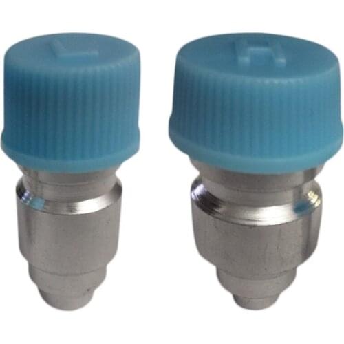 General Car Air Conditioner Repair Tool R134a Blue Cover High Low Side Service Port Spool With JRA Valve Core And Cap