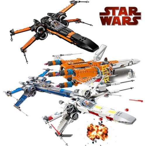 Compatible 05004 05145 05029 X Wing Tie Fighter Building Blocks Star Plan Wars Children Toy 75149 Bricks Toys For Children