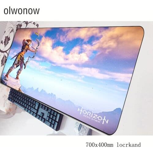 Horizon zero dawn mouse pad Mass pattern Computer mat 70x40cm gaming mousepad hot sales padmouse keyboard games pc gamer desk