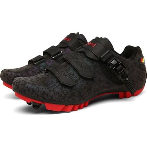 Bike mtb Mountain flat Cycling spd sneaker Non-slip Road Self-locking sneakers shoes Bicycle cleat footwear cycling Mens spd cl