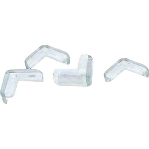LCLL-4 Pieces Clear Safety Soft Plastic Table Desk Corner Guard Protector