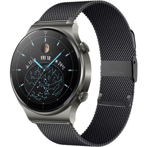 Metal Straps For Huawei Watch GT 2 Pro Watch Band For GT2 46mm Honor Magic GS Pro Bracelet Stainless Steel Belt Wristband Correa