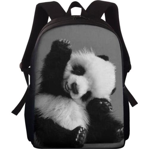 Cute Panda 3D Print Children School Bags Girls Boys Kindergarten Primary Backpack Kids Bag Bookbag Student Mochila