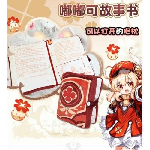 Cosmile Genshin Impact Klee Dodoco Story Book Pillow Back Cushion Support Cosplay Props Stuffed Toys