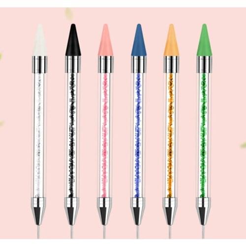 Nail Art Drill Pen Double-head Crayon Diamond Painting Tools Handmade Point Drills Pen for 5D Painting with Diamonds Accessories
