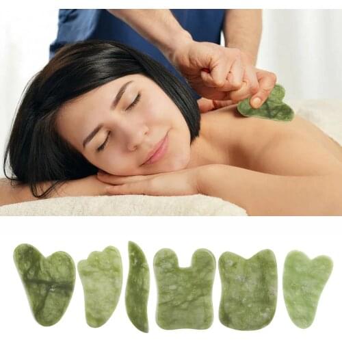 Natural Xiuyu Gua Sha Board Guasha Scraping Massage For Spa Salon Acupuncture Skin Facial Care Treatment Therapy Trigger Point