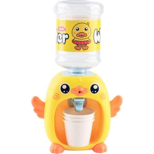Realistic Pretend Play Toy Kids & Toddler Water Dispenser with Simulated Sound Light Role Play Dollhouse Simulation Toy