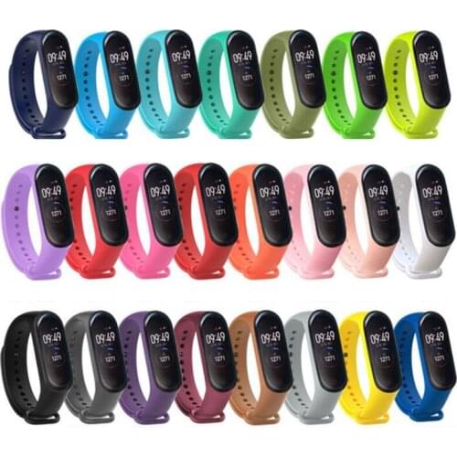 Strap For Xiaomi Mi Band 6 Silicone Wristband Bracelet Replacement For Xiaomi Band MiBand 6 Wrist Color TPU Strap