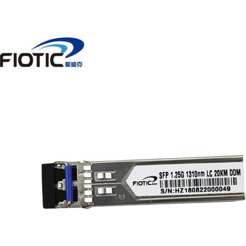 SFP 1.25G LC connector gigabit 1000BASE-LX 1310nm 20km DDM GLC-LH-SMD Duplex LC Optical Fiber Transceiver module