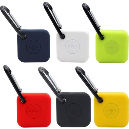 Silicone Case with carabiner for Tile Mate Pro Bluetooth Smart Tracker Accessories Anti-fall Anti-scratch Protective Cover Shell