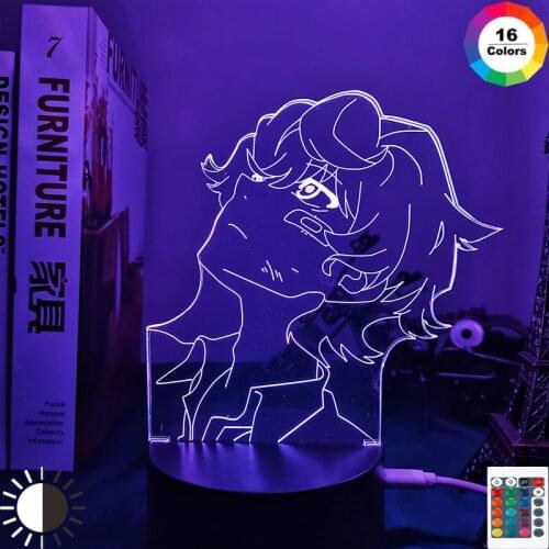 Kiznaiver Katsuhira Agata Led Light for Kids Bedroom Decoration Night Light Birthday Gift Room Desk Acrylic 3d Lamp Kiznaiver