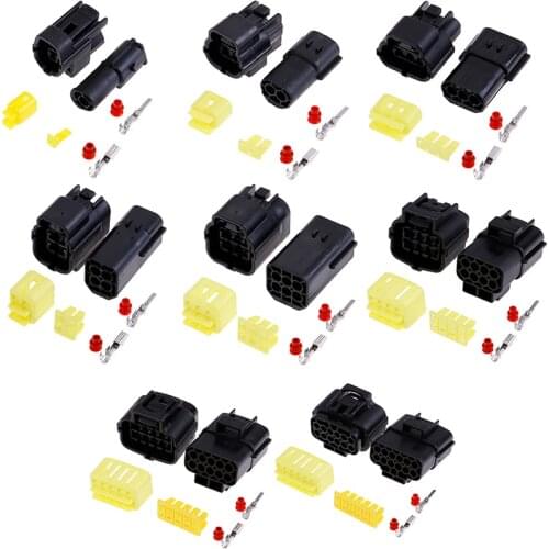 1/2/3/4/6/8/10/12 Pin Waterproof Wire Connector Electrical Plug Car Auto Sealed Truck Harness Socket