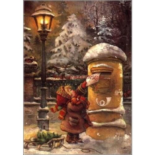 Needlework for embroidery DIY French DMC High Quality - Counted Cross Stitch Kits 14 ct Oil painting - Kind Post