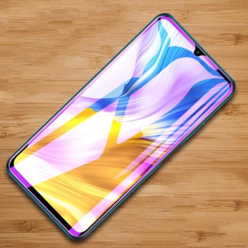 For Huawei P Samrt 2021 Anti Blue Tempered Glass Screen Protector For Huawei P Smart2021 9H Full Cover Protective Glass