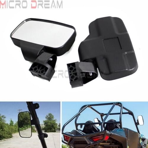 UTV Rearview Mirror 7" Convex Racing Side Mirror w/ 1.75" 2" Roll Cages Mounting Clamps for Polaris RZR 800 900 1000 for Yamaha