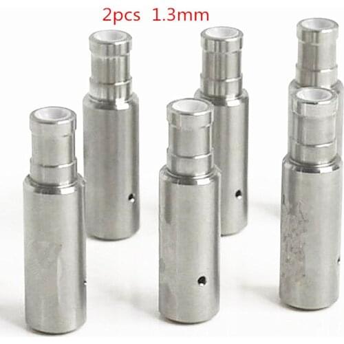 2pcs Drilling EDM Machine Guide Z140D 1.3mm Tube Guide OD8x30mmL White Ceramic Guide Drill Guide Diamond Nozzle